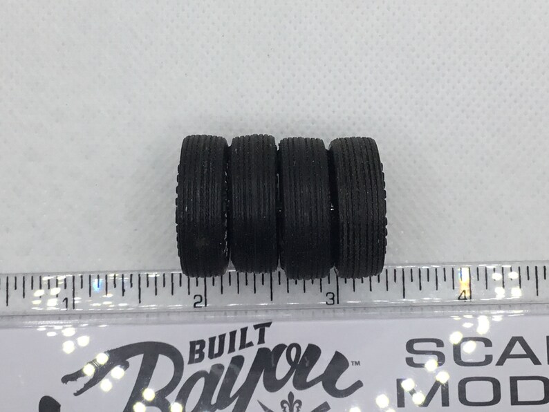 30 Finned Spoke Model Car Junkyard Wheel & Tire Set E779 Etsy