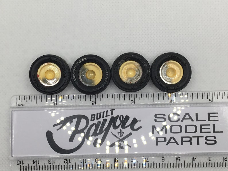 30 Finned Spoke Model Car Junkyard Wheel & Tire Set E779 Etsy