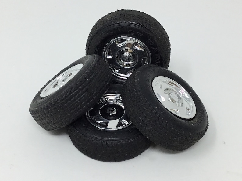 GMC Truck Stock Wheels Model Car Junkyard Wheel & Tire Set E714 Etsy