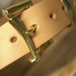 Japanese firefighter leather belt- hand made