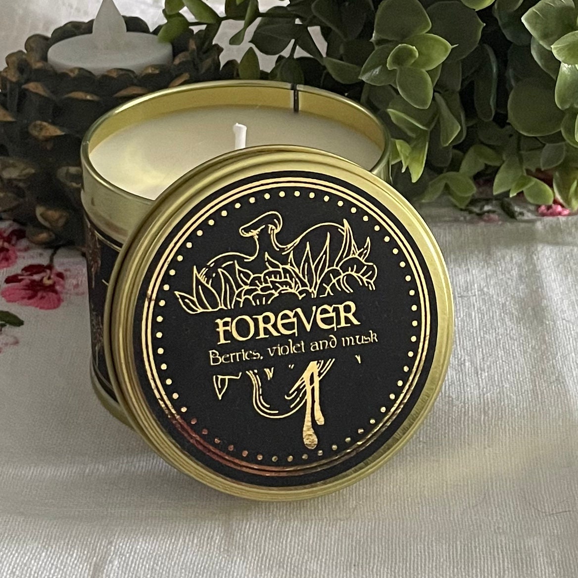 Forever Candle - Violet, Blackberry & Blueberry Witch Vegan Soy Wax Scented Candle