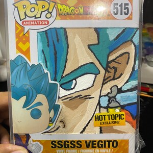 Vegito Metallic Funko Pop Ssgss Vegito Hot Topic Hot Topic Super