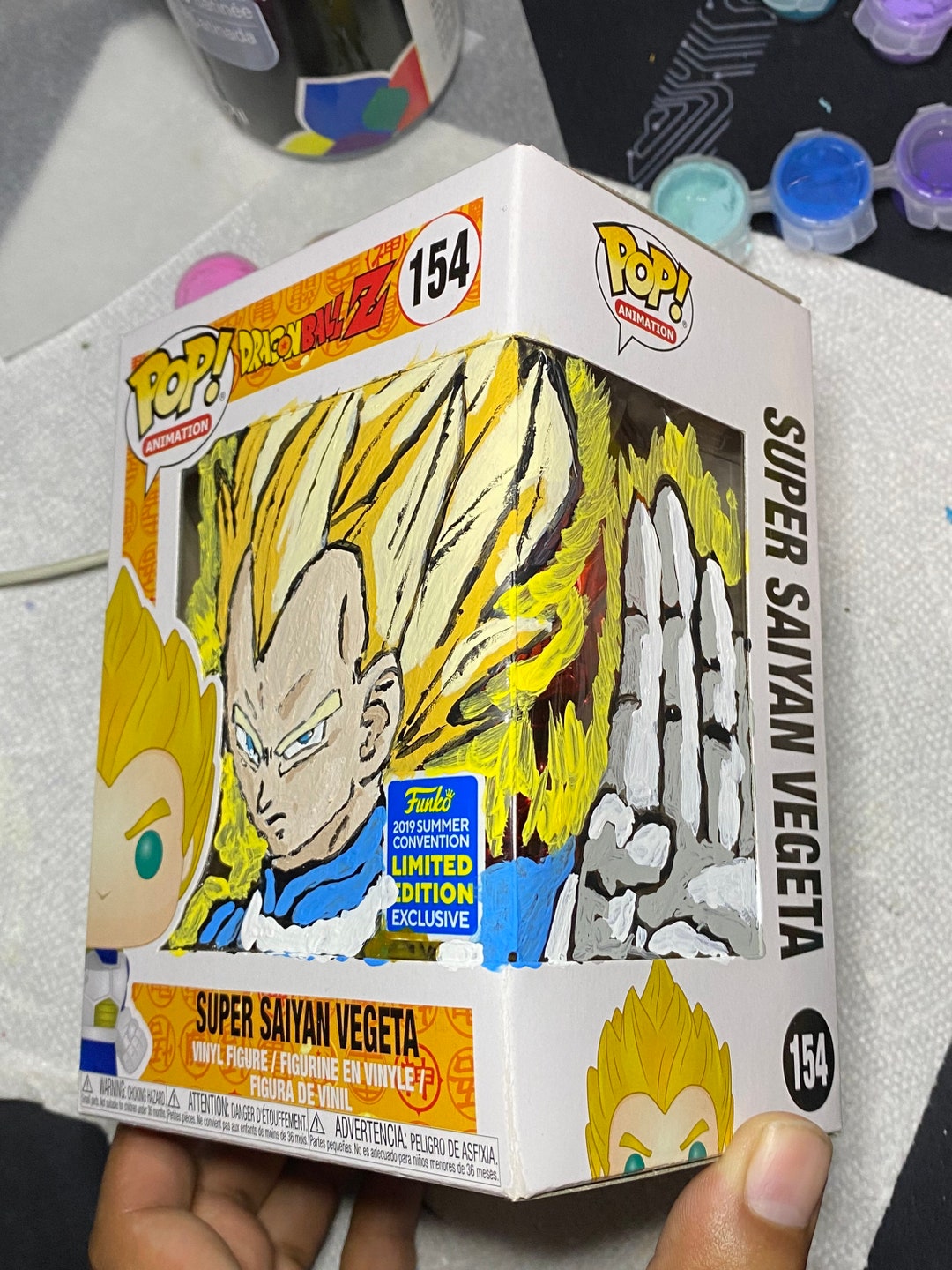 Dragon Ball Super Saiyan Vegeta Final Flash Bedside Lamp — DBZ Store