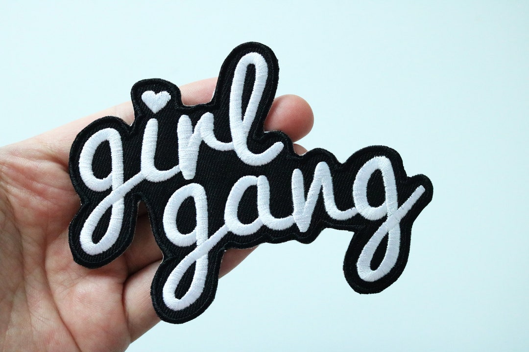 Girl Gang Patch,girls Patch,iron on Patch ,embroidered Patch,sew on