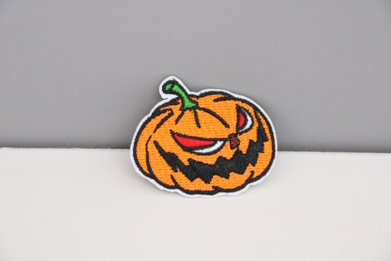 Pumpkin, Pumpkieq. Helloween, Iron on Patch ,embroidered Patch,sew 