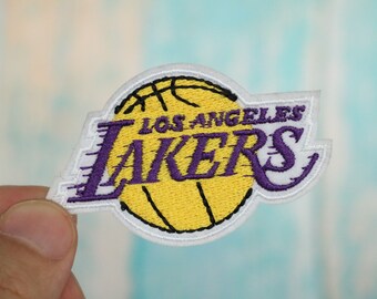 Patch Lakers,patch NBA,ferro su patch,patch ricamata,applique,