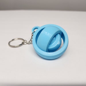Fidget Gyroscope Spinner With Keychain