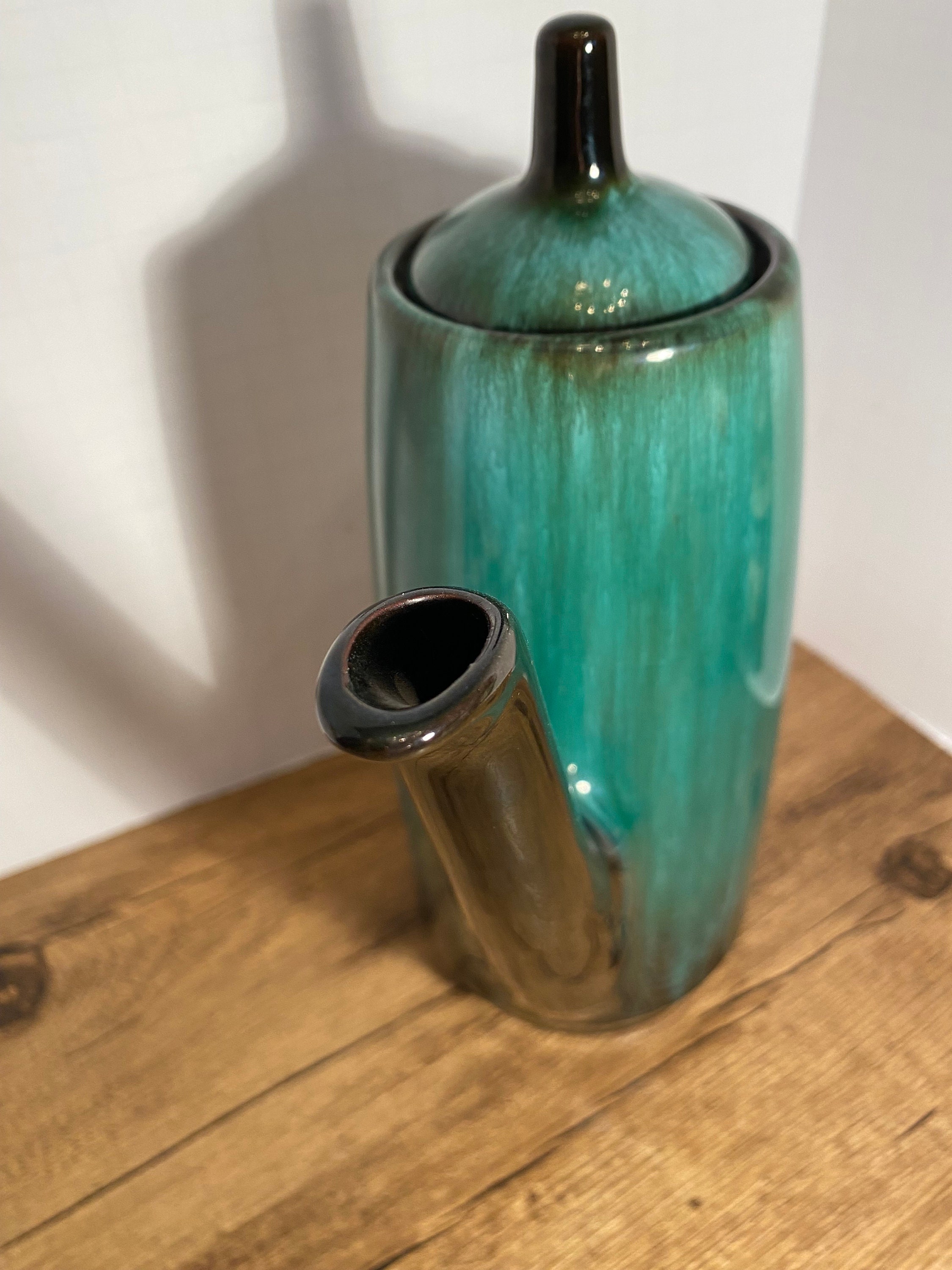 Cafetière céramique Blue Mountain Pottery Mid Century vintage Drip Glaze -   Canada