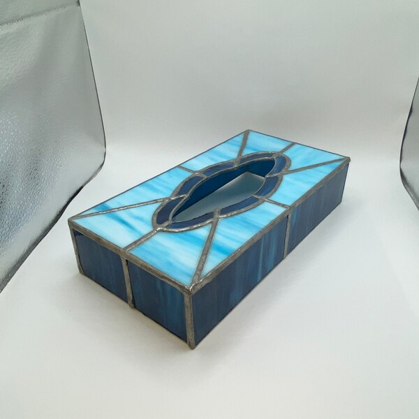 Stained Glass Tissue Box Etsy