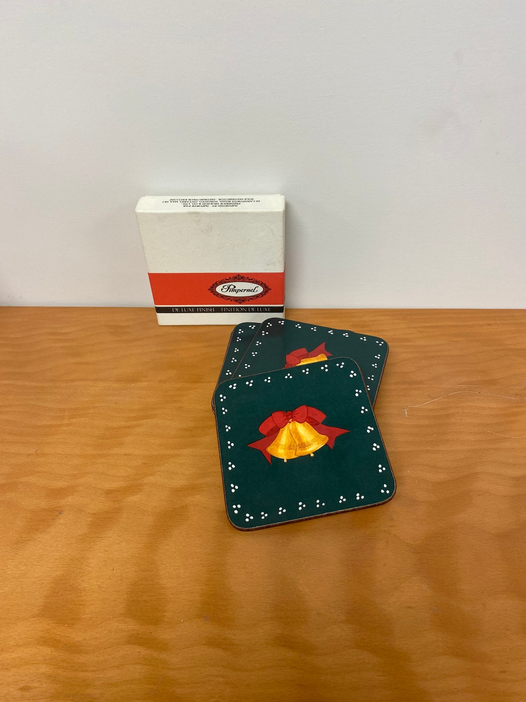 Vintage Pimpernel Traditional Collection Holiday Coasters Set Etsy