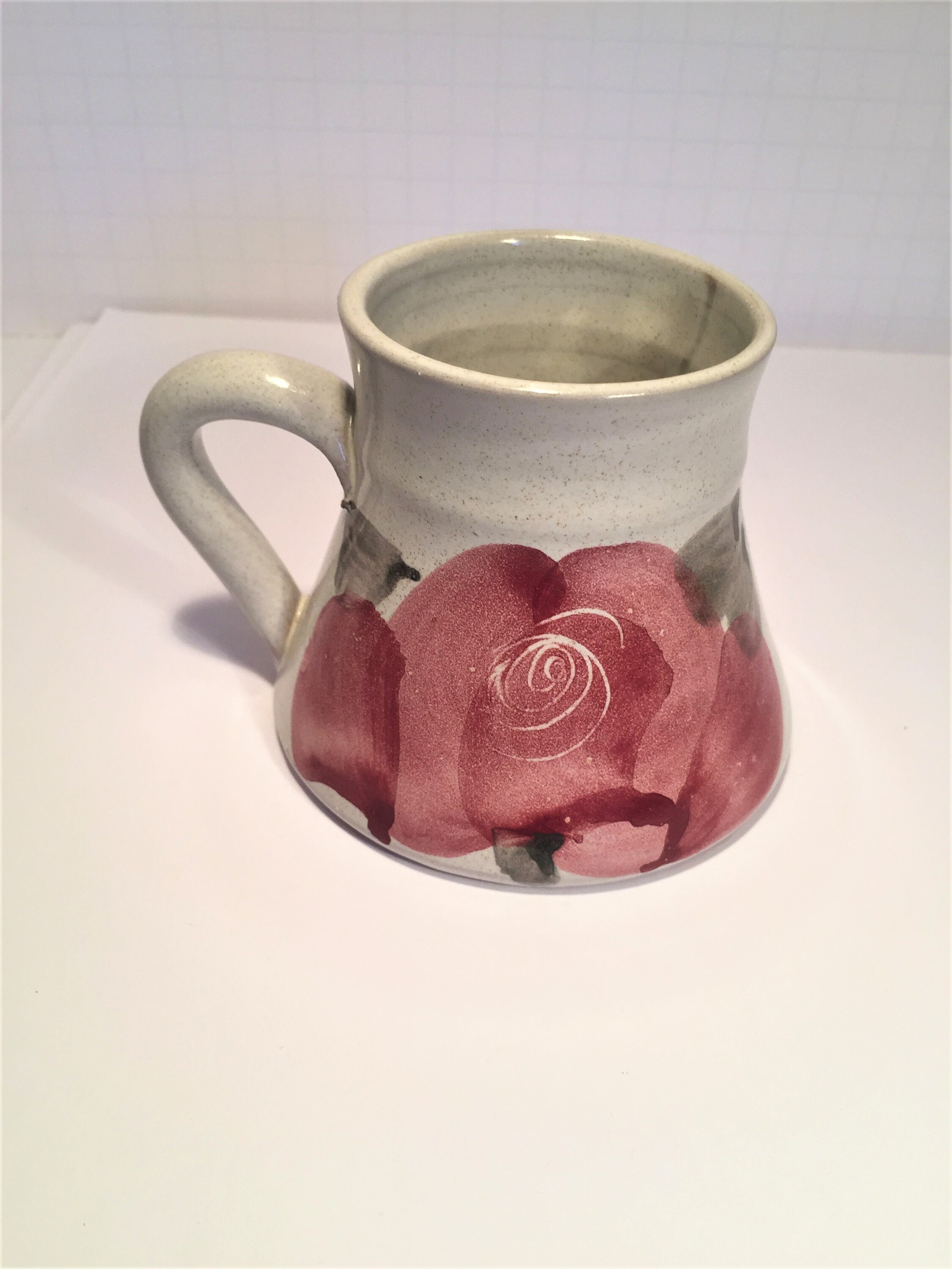 Vintage Paragon Pottery Coffee Hand Made Tea Cup Rose Pattern Etsy