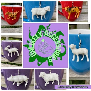 Farm Animal Earring