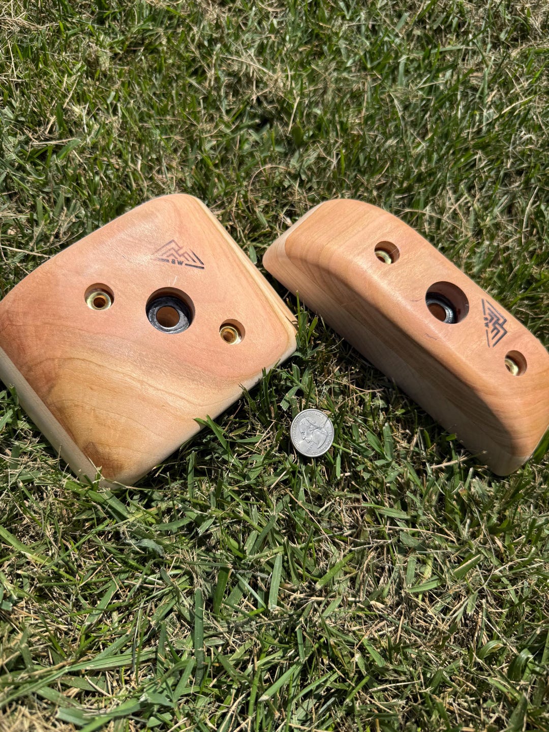 Wooden Pinch Climbing Hold Pair, - Etsy