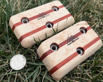 Flagship Incut Crimps ~ Wooden Crimps Climbing Holds Various Sets and Size.