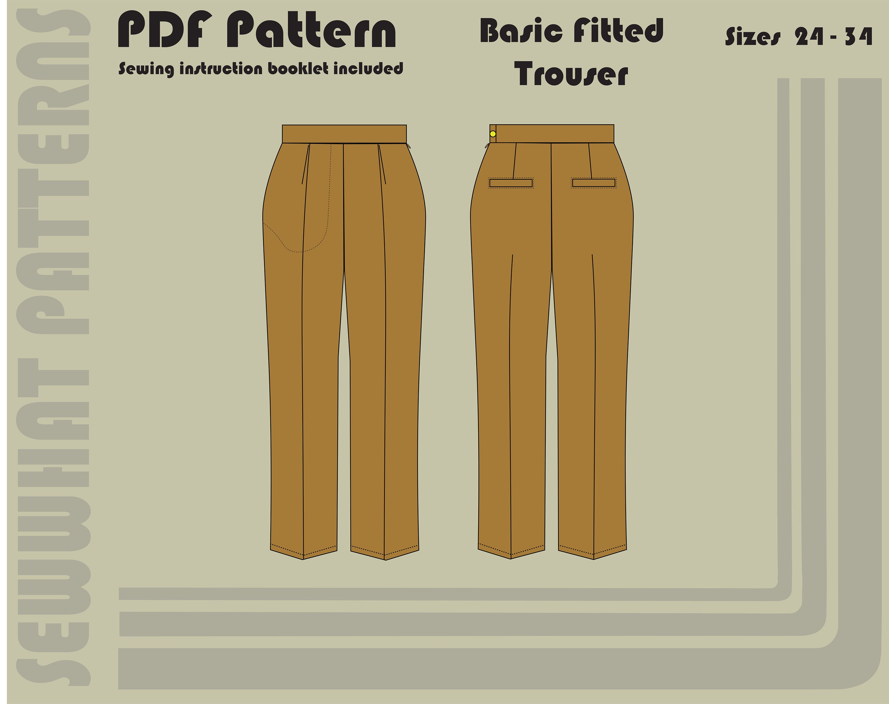 40+ Designs Sew Trousers Pattern Cigarette JagdipWatan