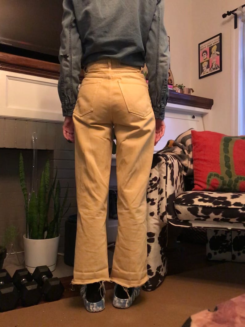 Baggy High Waist Jean PDF Sewing Pattern Sizes 24 30 Etsy