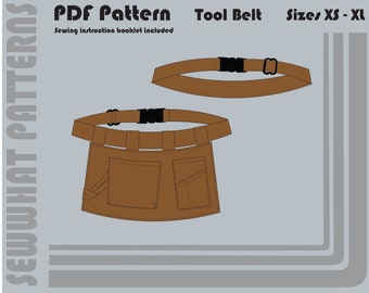 Utility Belt - PDF Sewing Pattern - Unisex Sizes XS-XL