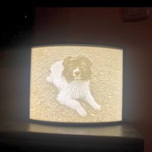 personalized lithophane lamp