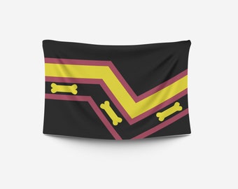 Rubber Latex Pup Pride Flag