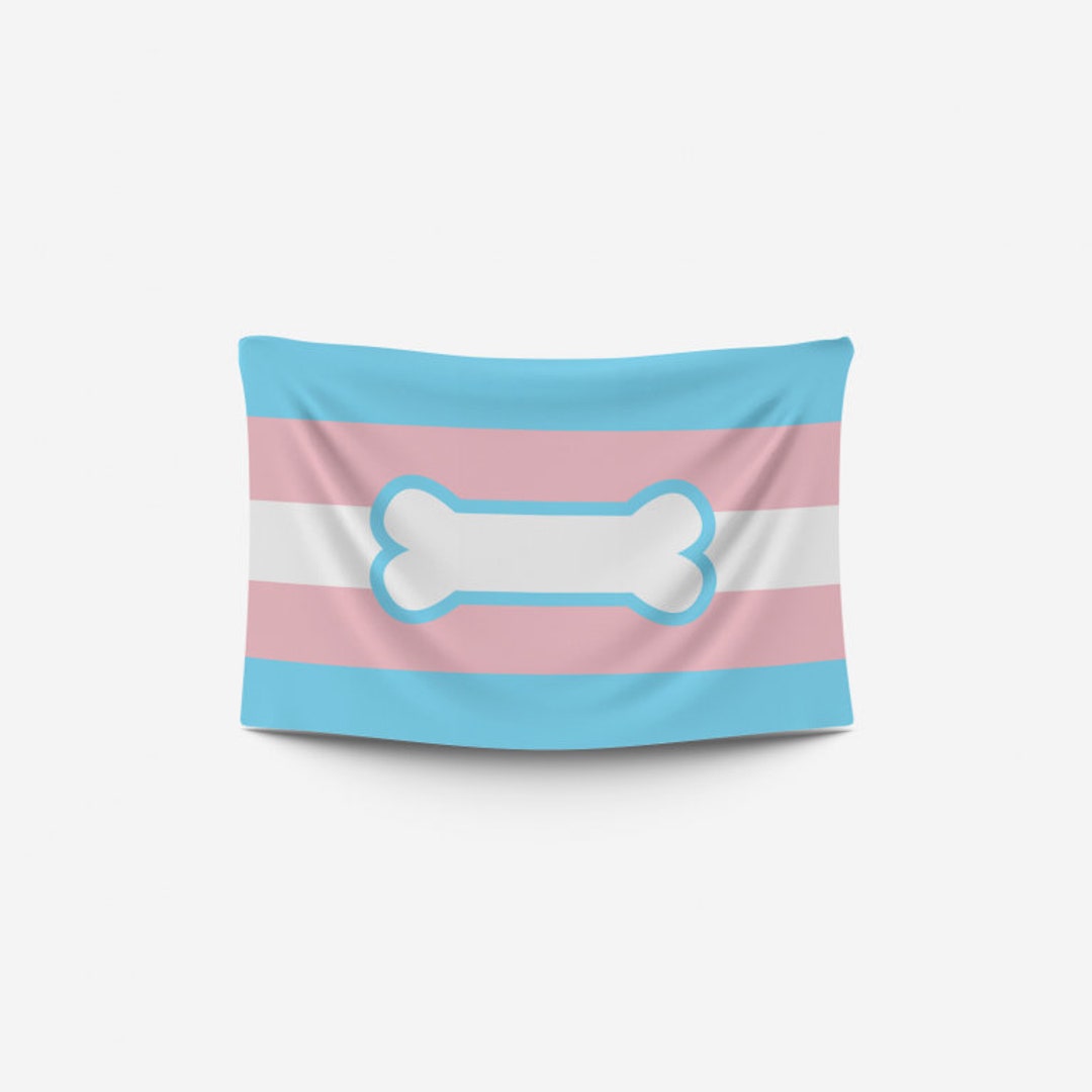 Trans Pup Pride Flag Etsy