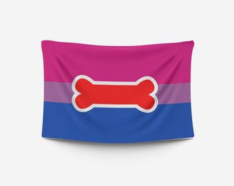 Bi Pup Pride Flag