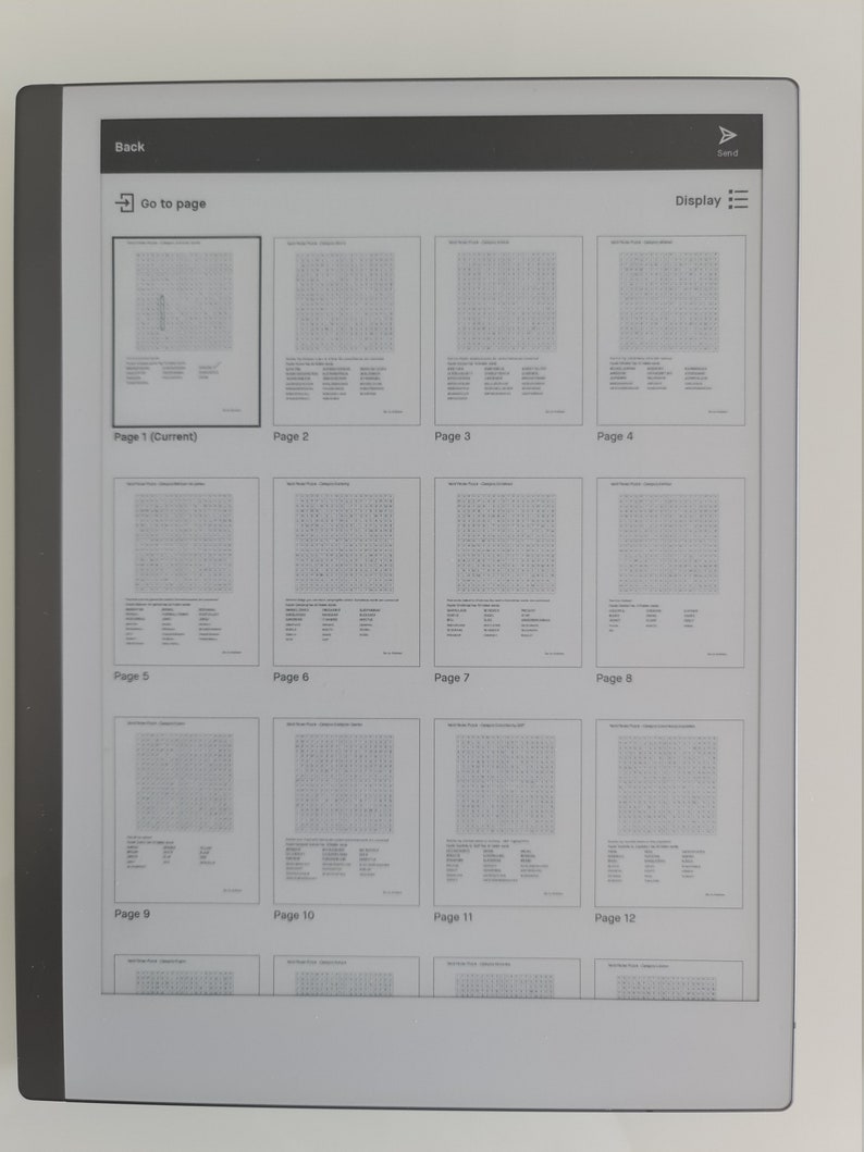 Remarkable Games Word Search Etsy