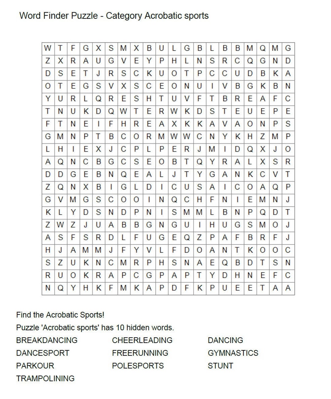 Remarkable Games Word Search Etsy