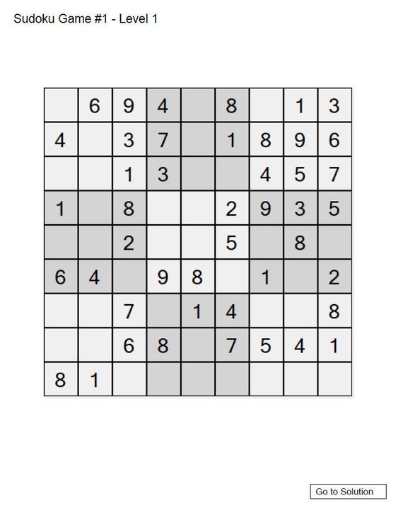 Pogo Sudoku, Free Online Sudoku Puzzle Game