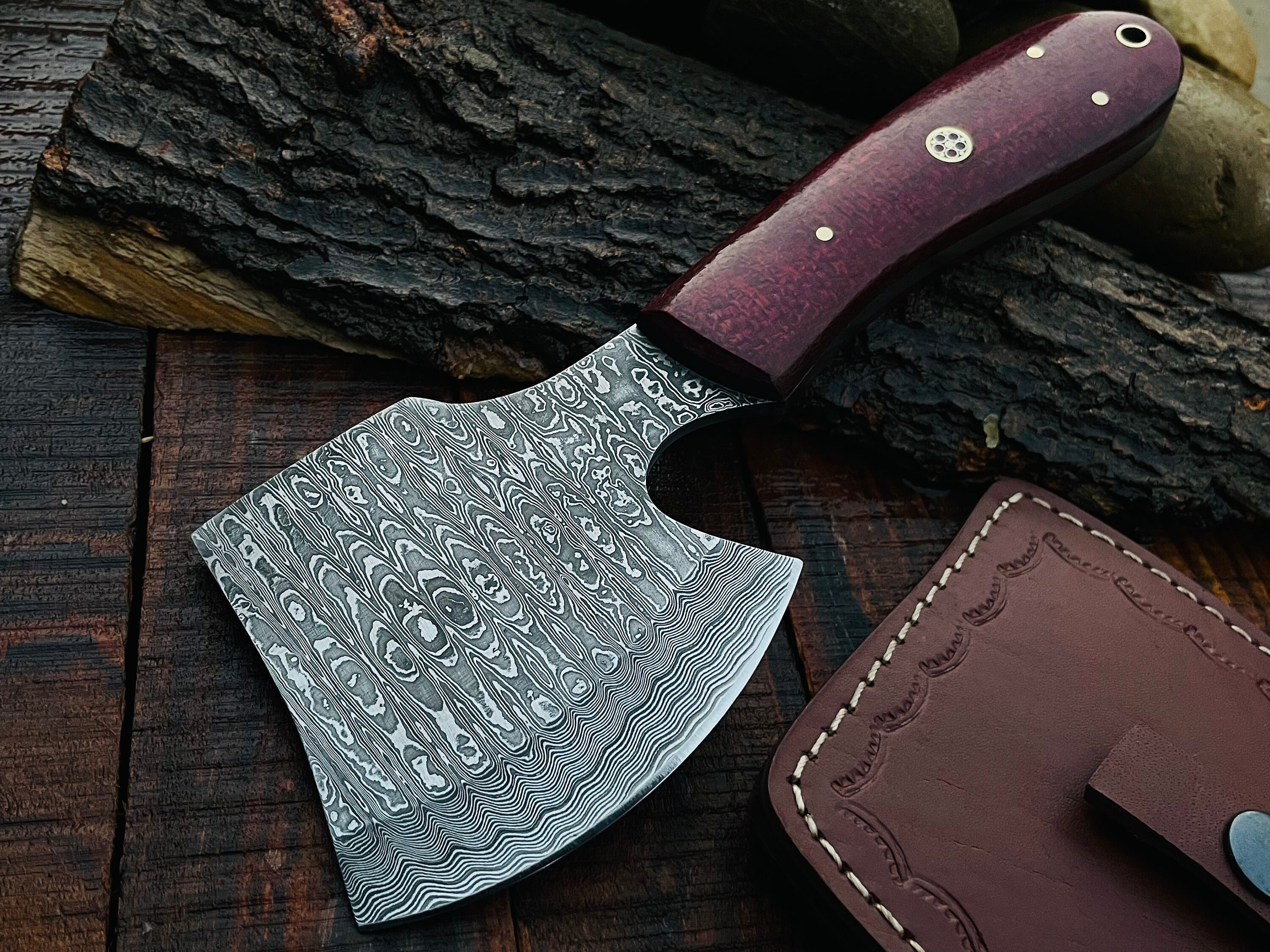 6” Meat Cleaver Sheath Etsy