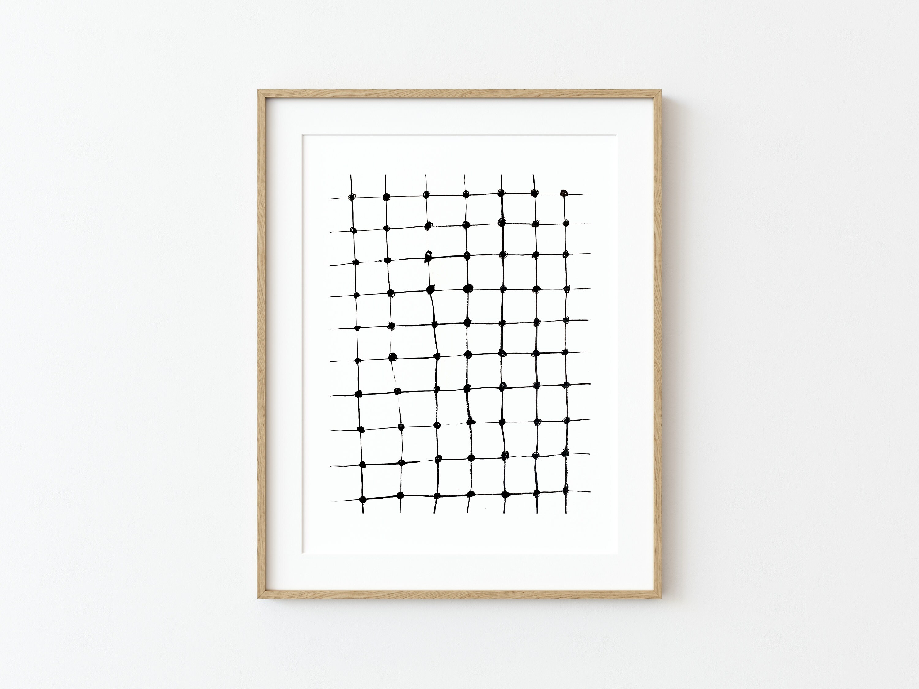 Schwarzer Moderner Kunstdruck / Schwarz Minimalistisches | Etsy
