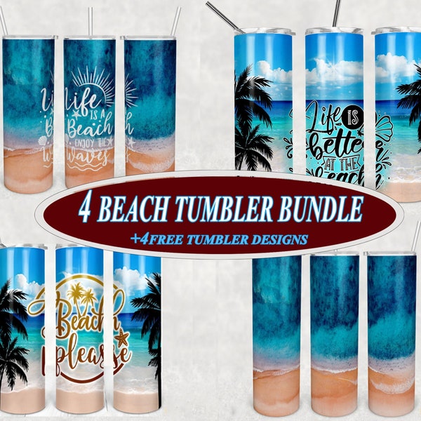 20 Oz Skinny Becher Strand Wrap 8 Designs Beach Vibes: Tumbler Wrap for Summer Sipping Tropical, Floral Tumbler and Vacation Themes tumbler