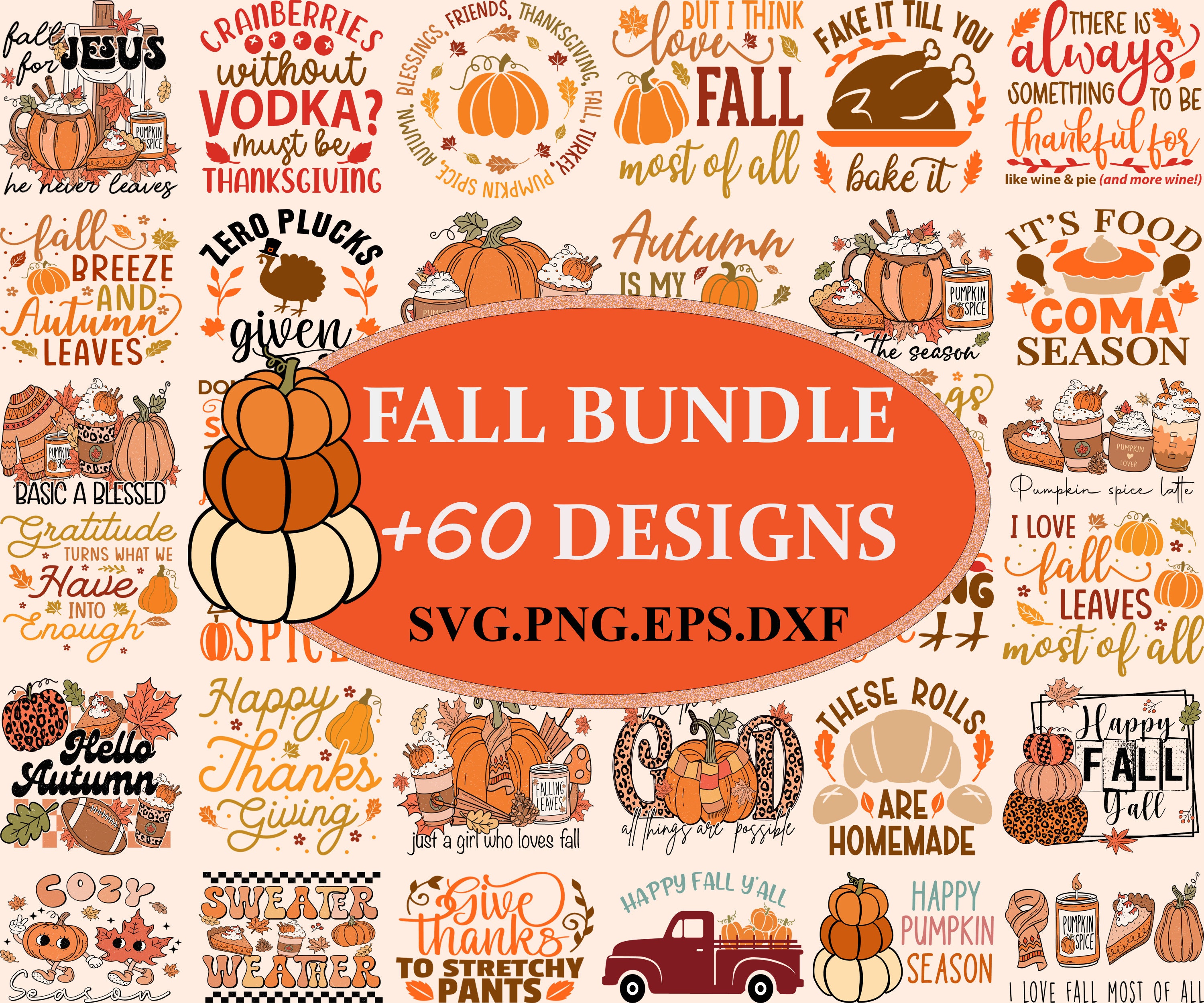 Fall SVG, Autumn Svg, Autumn Bundle Svg, Fall SVG Bundle, Thanksgiving