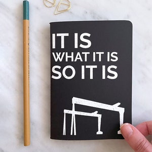 Belfast Slang Belfast Phrases Foiled Pocket Notebook It Is What It Is Father&#39;s Day Gift