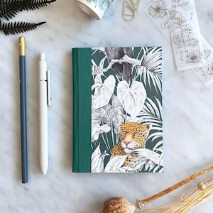 Nature Inspired Patterned Handmade Notebook Valentines Gift