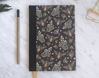 Bumblebee Journal | Handmade Stationery | Self Care Gift | Nature Notebook