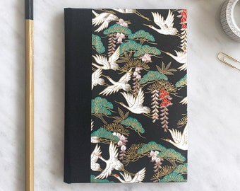 Crane Bird Pocket Notebook Japanese Paper Journal Scrapbooking Supplies