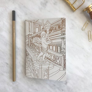 Titanic Grand Staircase Notizbuch mit Bronze-Folierung Geschenk zum Valentinstag Valentinstag Geschenk