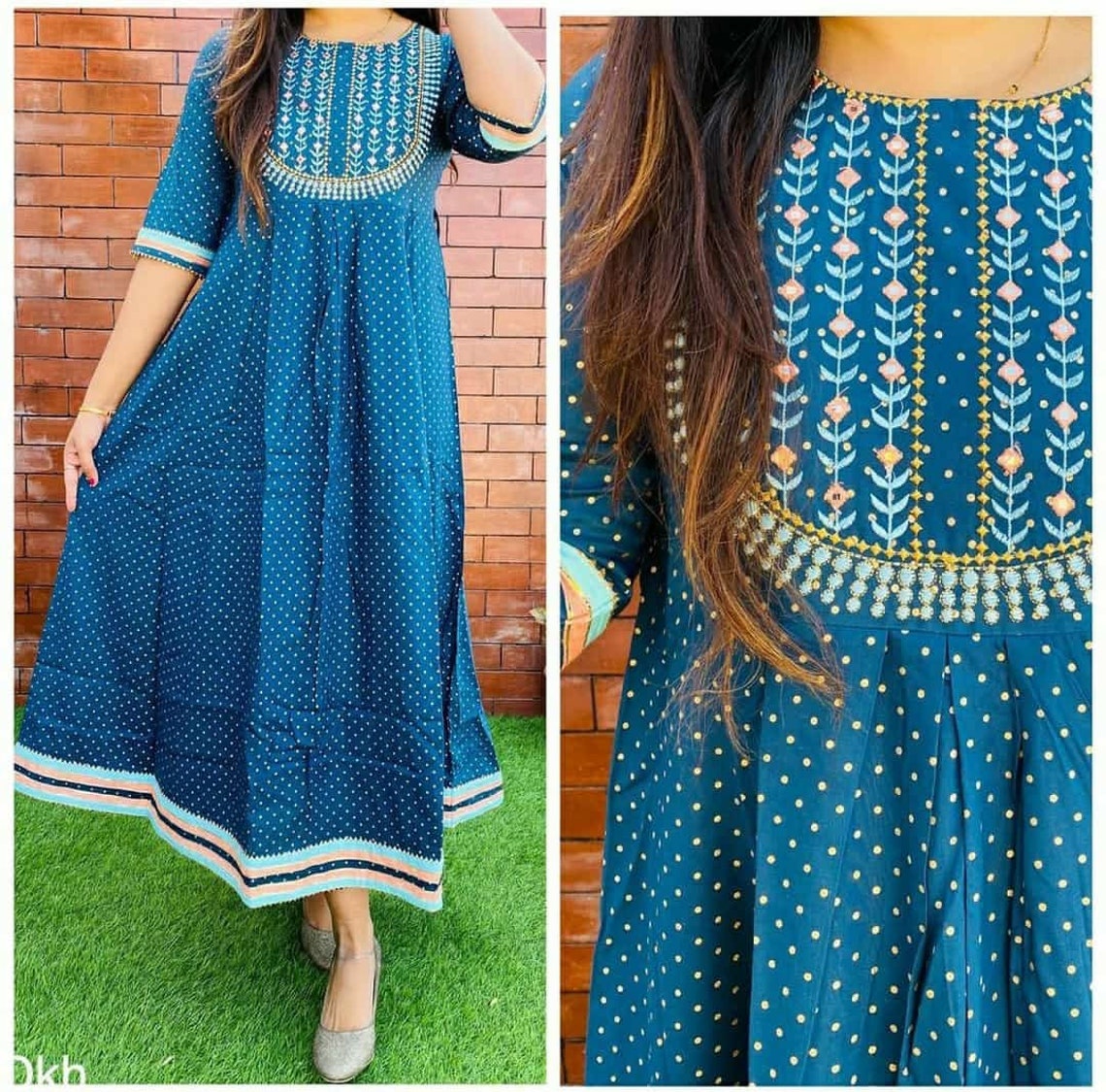 rayon full flair gown