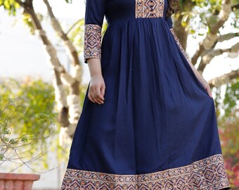 anarkali long frock