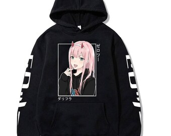 zero two face hoodie