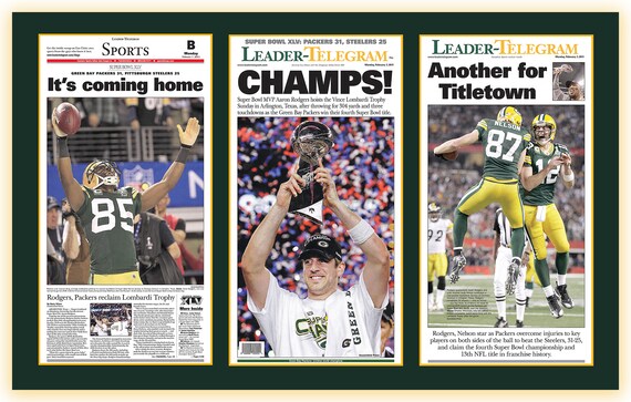 2011 Green Bay Packers Super Bowl 45 Champions 21x13.25 Printed Giclee Etsy