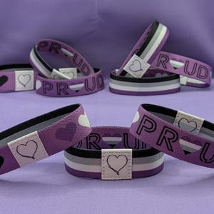 Asexual Pride Reversible Wristband Ace