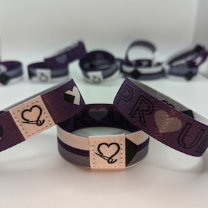 Demisexual Pride Reversible Wristband Demi
