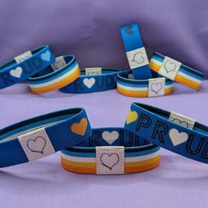 Aroace Pride Reversible Wristband