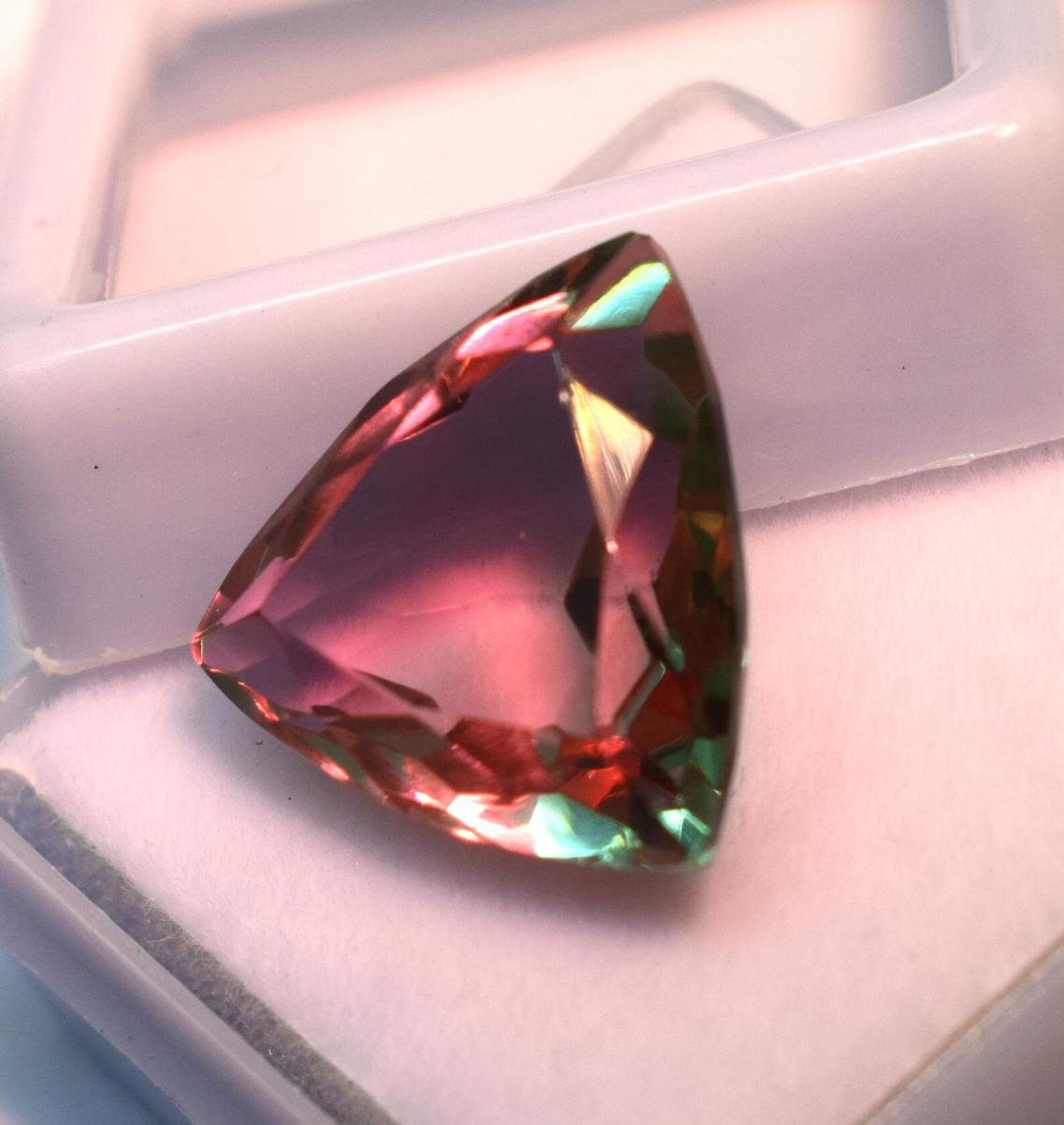 Natural Alexandrite Loose Gemstone Trillion Cut 910 Ct Color Etsy