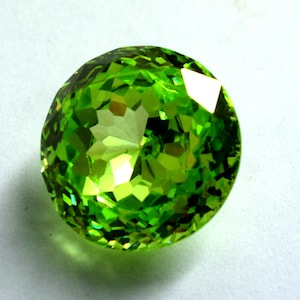 Natural 33.75 Ct GREEN PERIDOT Certified Loose Gemstone Round Shape With AAA Quality, Best Sale Going on for your loved ones