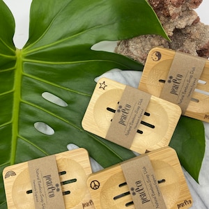 Unique Personalized Handmade Natural Engraved Bamboo Soap Dish, Wooden, Eco Friendly Bath Accessory, Valentine&#39;s  Day Gift, Galentines Gift