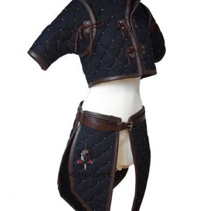 Female Gambeson PADDED Armor Assasin Witcher Inquisitor Rogue Medieval ...