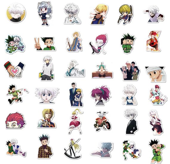 hunter x hunter stickers and decals anime stickers etsy ireland