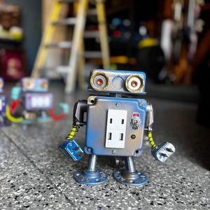 Robot Lamp with USB & Type C Charging